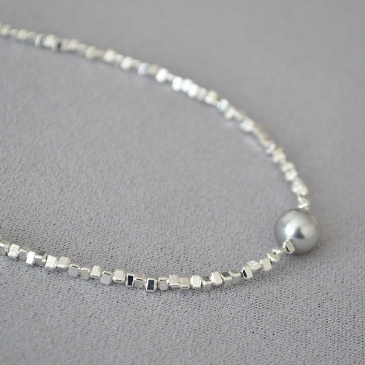 Romantic Silver Necklace for Special Moments