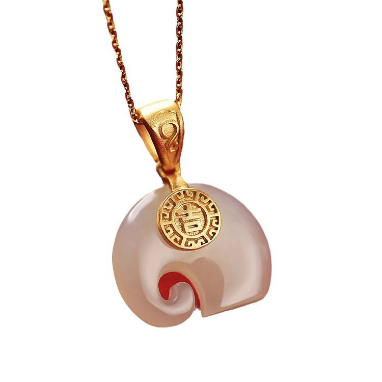 Vintage Handmade Gold Necklace