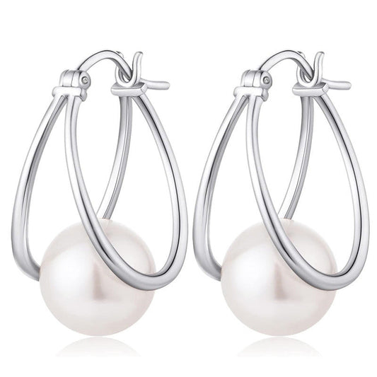 Delicate Artisan Pearl Earring