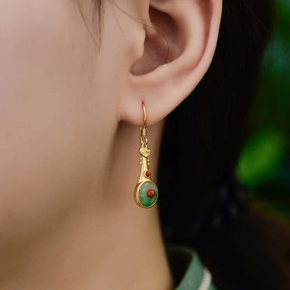 Vintage Handmade Gold Earring
