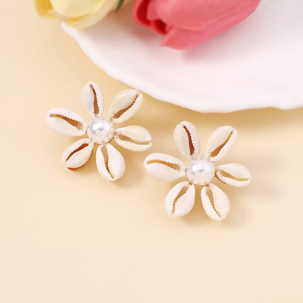 Delicate Artisan Pearl Earring