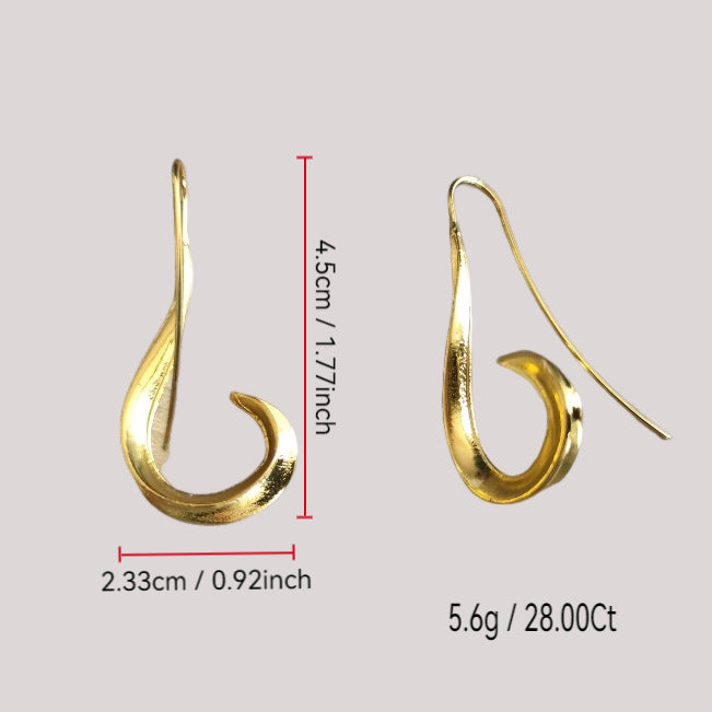 Beautiful Gold Earring with Unique Style