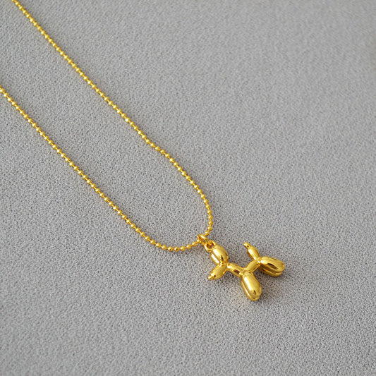 Vintage Handmade Gold Necklace
