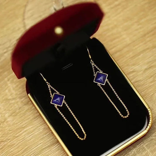 Delicate Artisan Gold Earring
