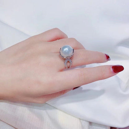 Delicate Artisan Pearl Ring