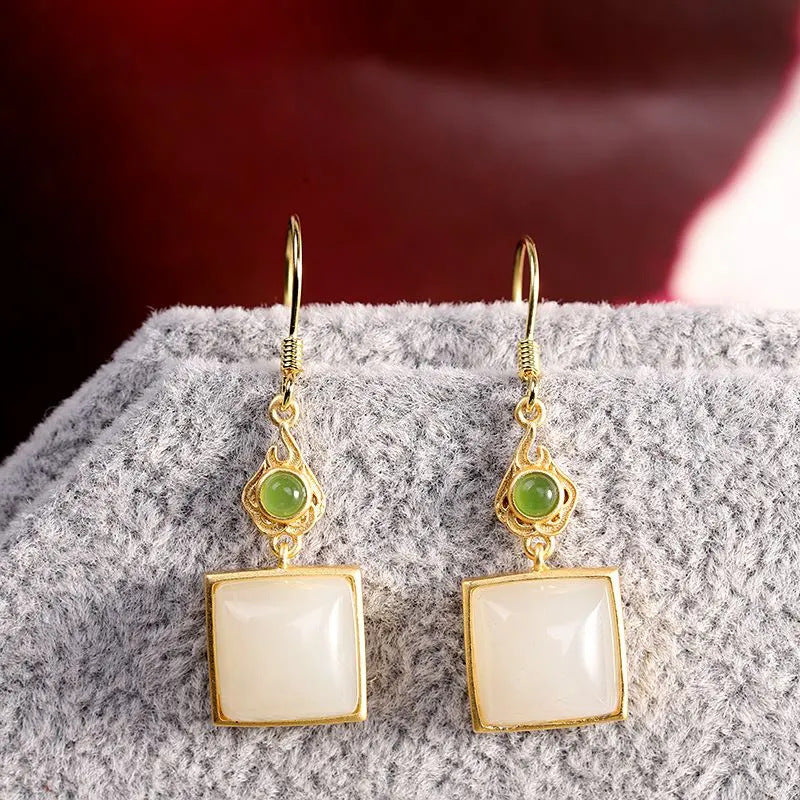 Vintage Handmade Gold Earring
