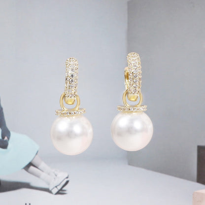 Delicate Artisan Pearl Earring