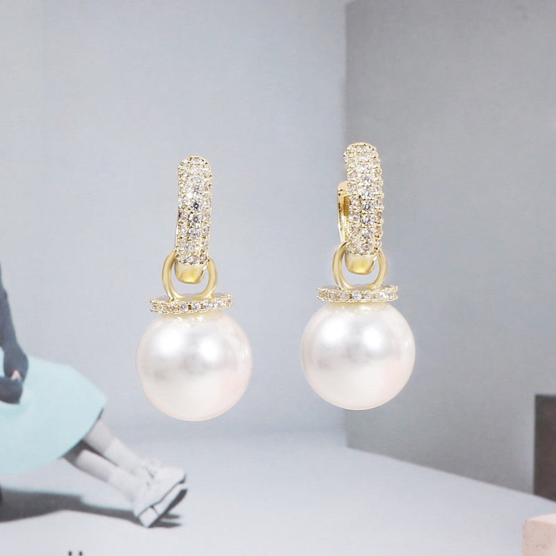 Delicate Artisan Pearl Earring