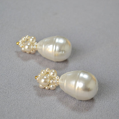 Delicate Artisan Pearl Earring