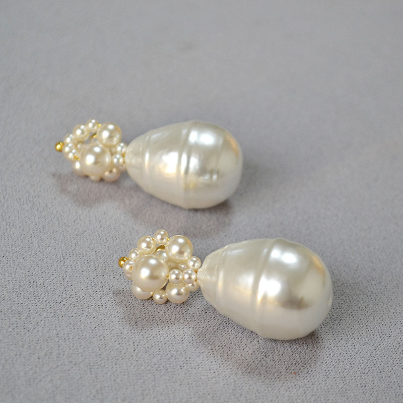 Delicate Artisan Pearl Earring