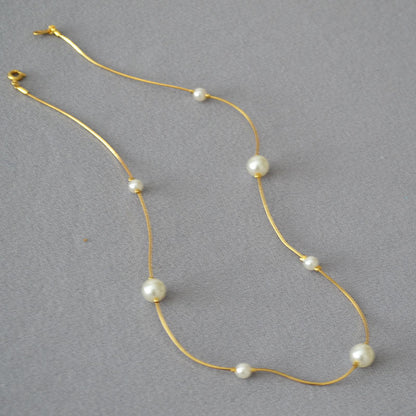 Beautiful Pearl Necklace with Unique Style