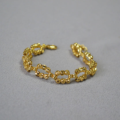 Delicate Artisan Gold Bracelet