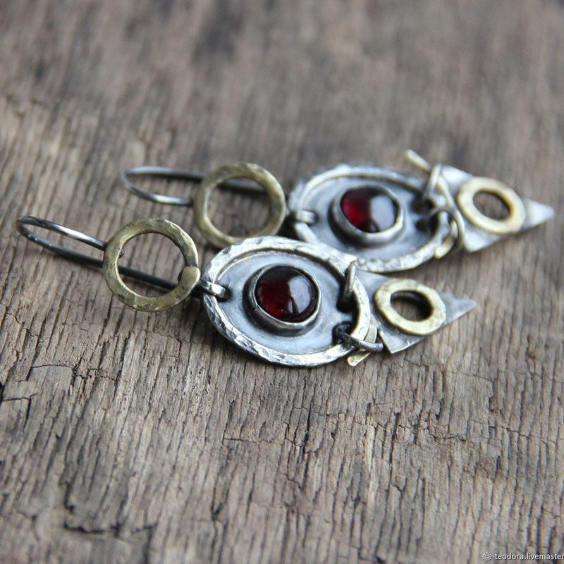 Vintage Handmade Silver Earring