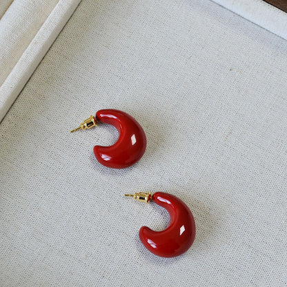 Vintage Handmade Silver Earring