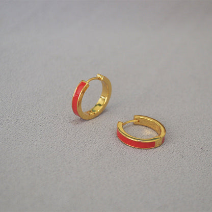 Vintage Handmade Gold Earring