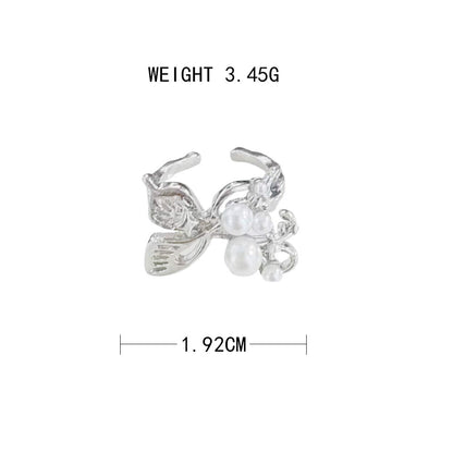 Delicate Artisan Pearl Ring