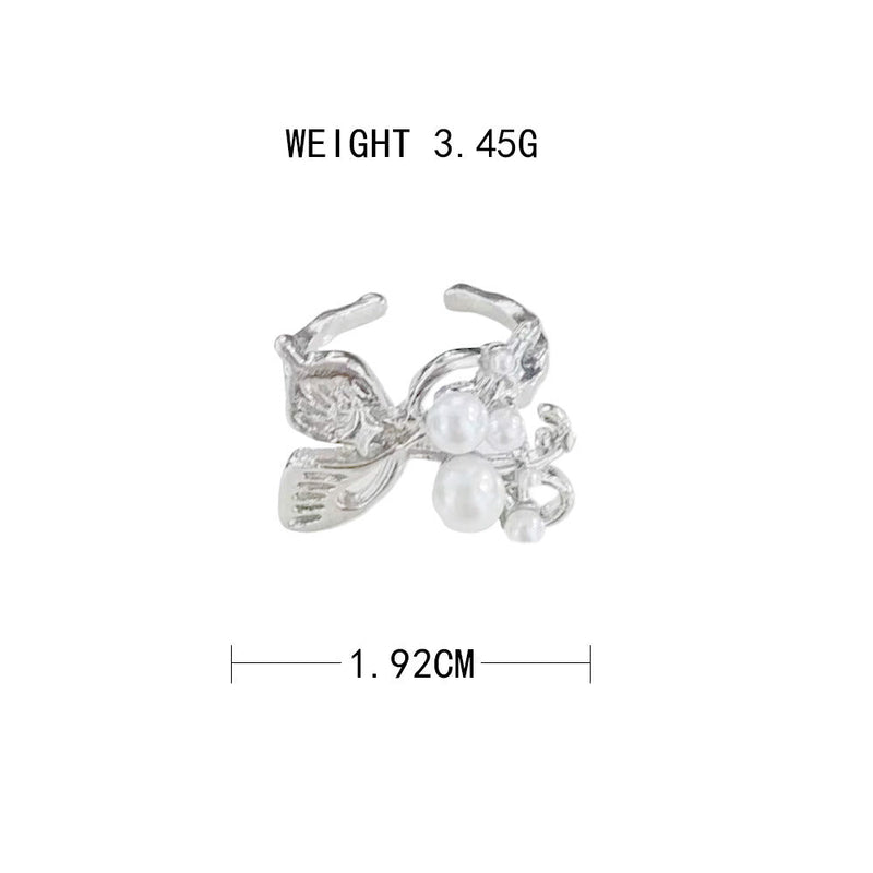 Delicate Artisan Pearl Ring