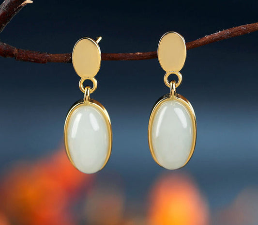 Delicate Artisan Gold Earring