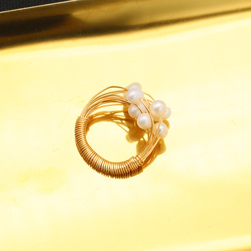 Stunning Pearl Ring for Daily Wear