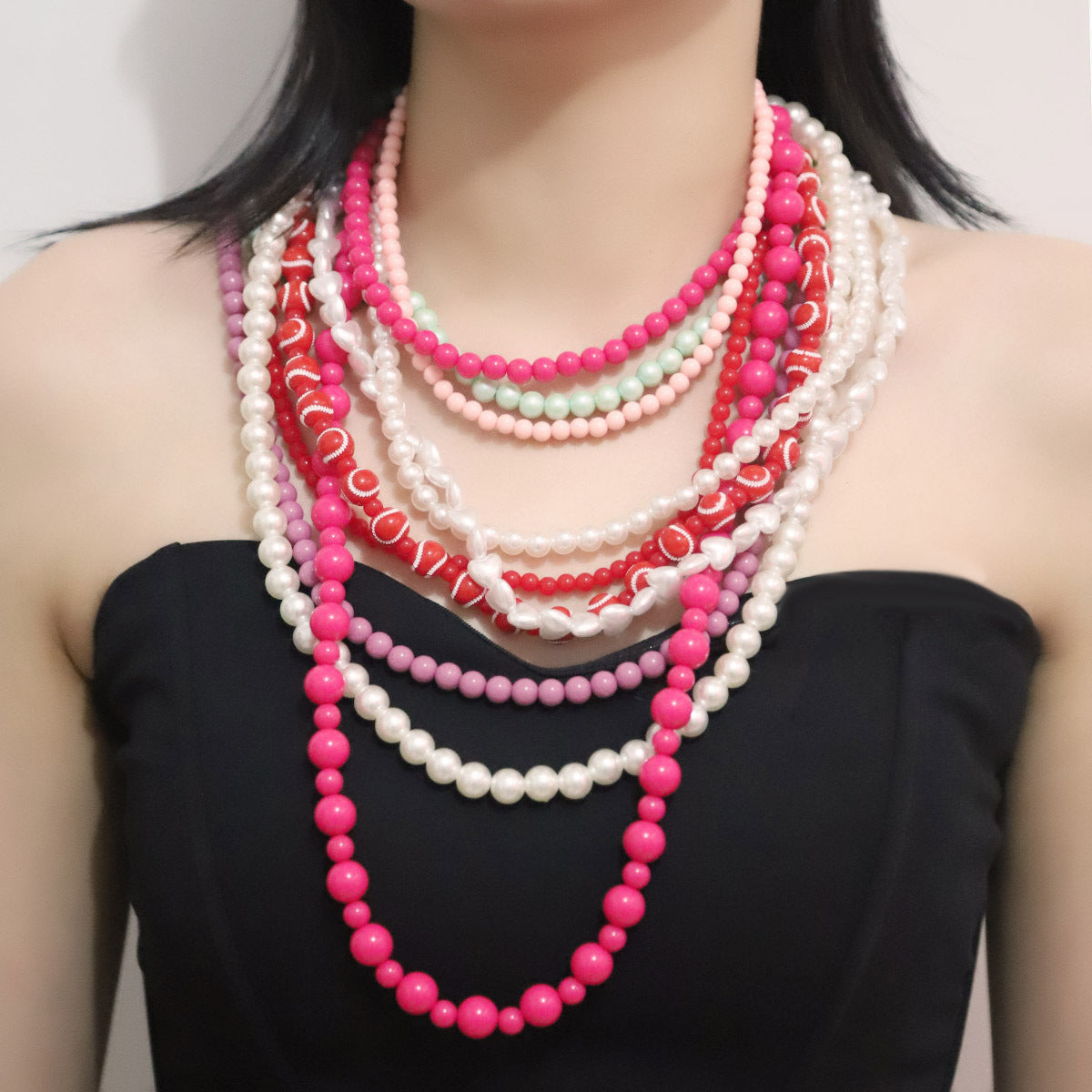 Vintage Handmade Pearl Necklace