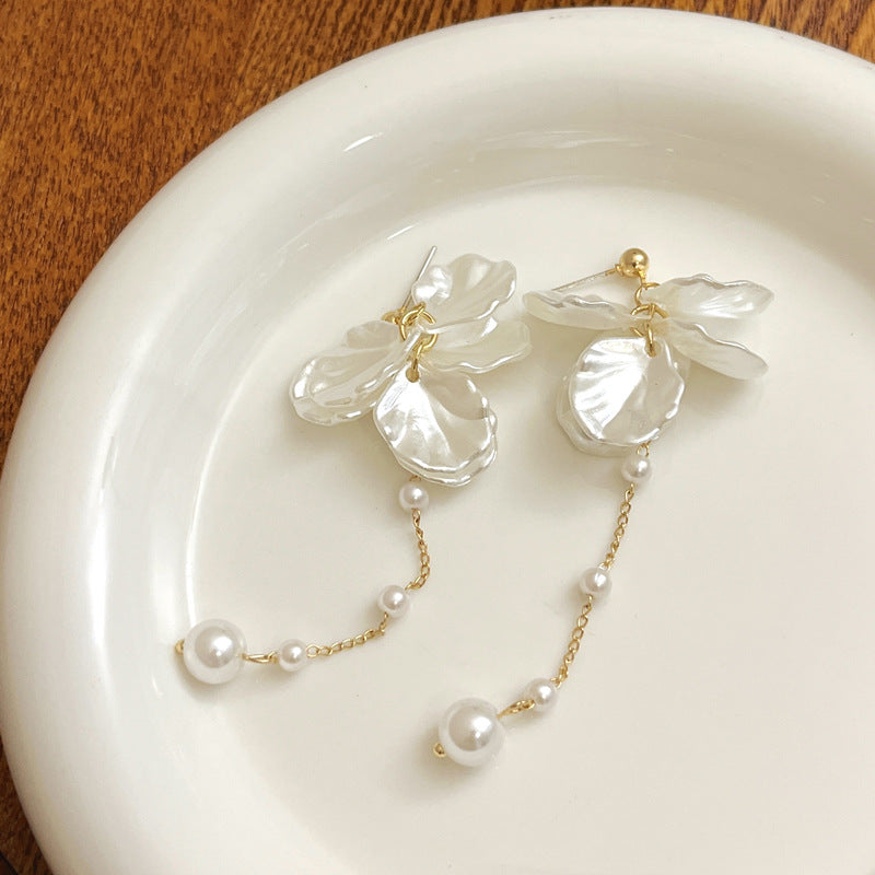 Delicate Artisan Pearl Earring