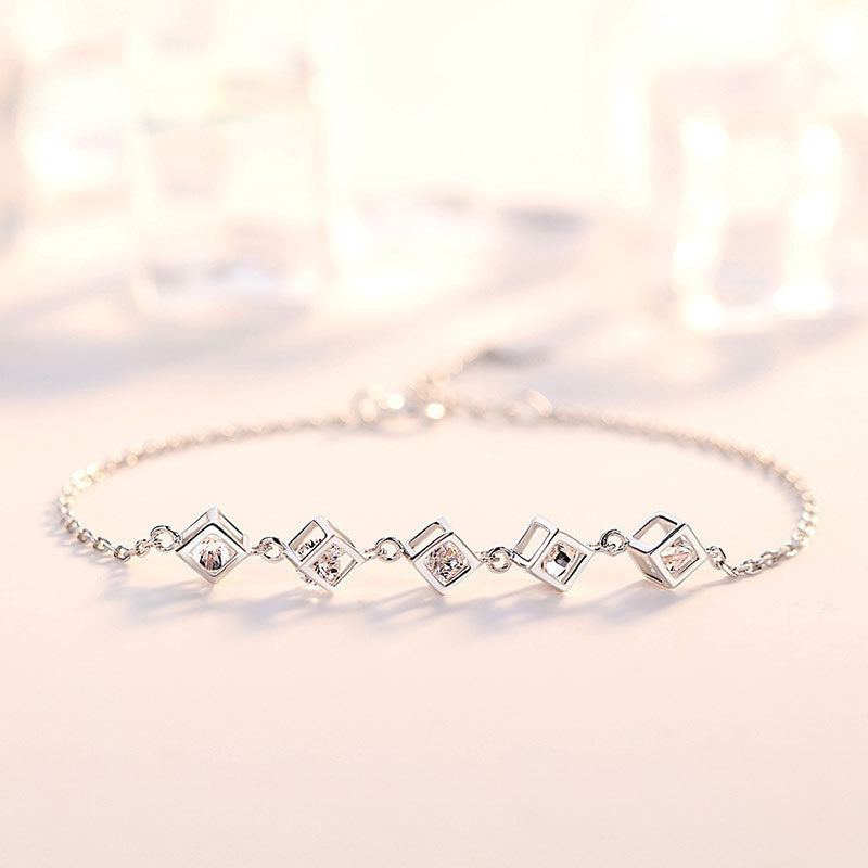 Romantic Silver Bracelet for Special Moments