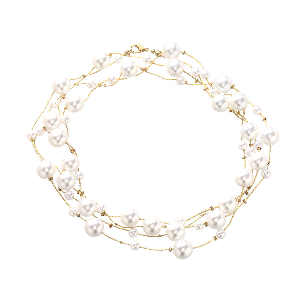 Delicate Artisan Pearl Necklace