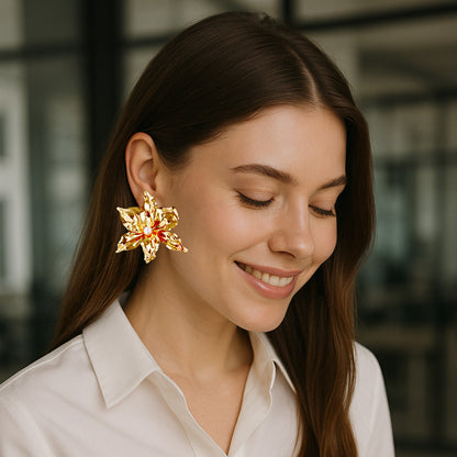 Beautiful Pearl Earring with Unique Style