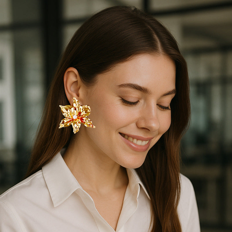 Beautiful Pearl Earring with Unique Style