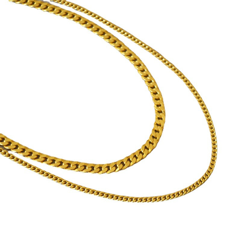 Vintage Handmade Gold Necklace