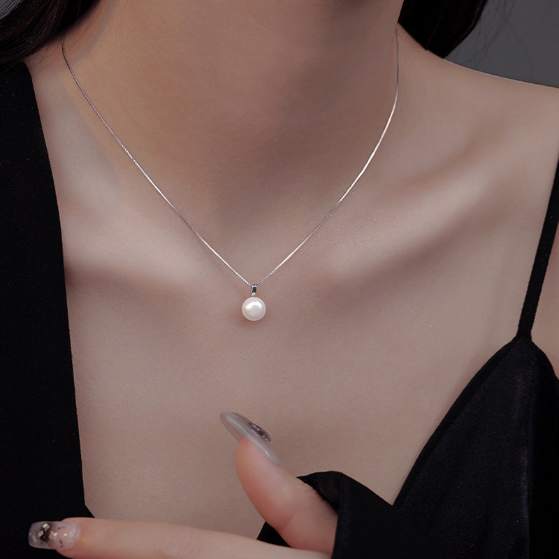 Delicate Artisan Pearl Necklace