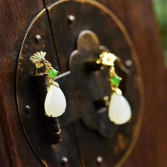 Delicate Artisan Gold Earring