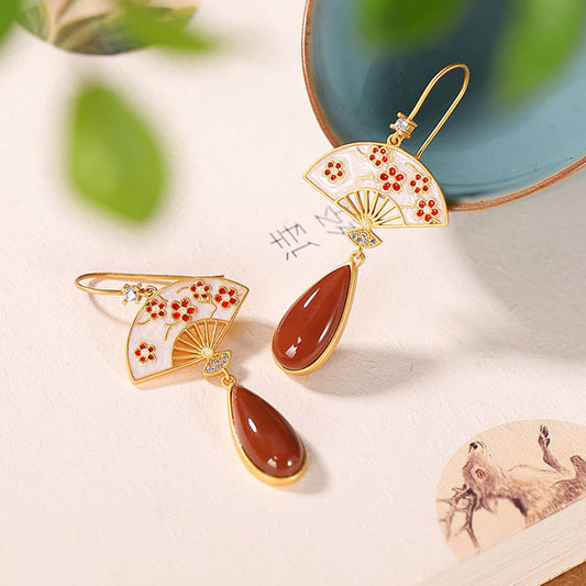 Delicate Artisan Gold Earring