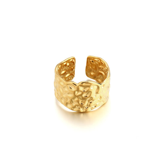 Delicate Artisan Gold Ring