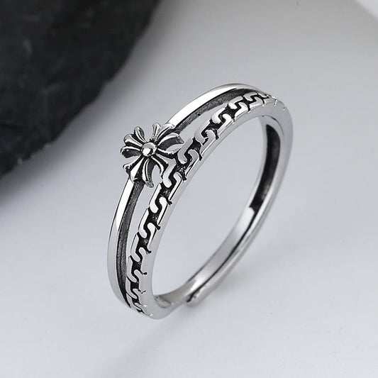 Beautiful Silver Ring with Unique Style