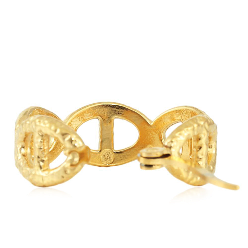 Vintage Handmade Gold Earring