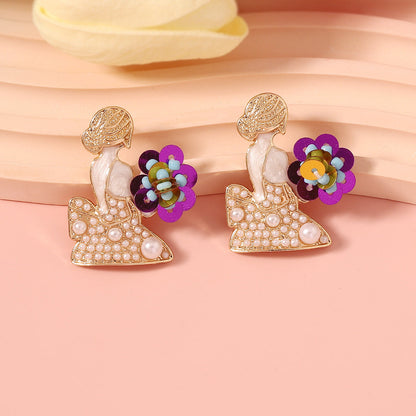 Romantic Pearl Earring for Special Moments