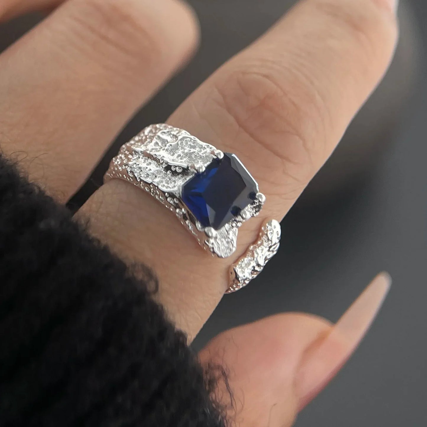 Beautiful Silver Ring with Unique Style
