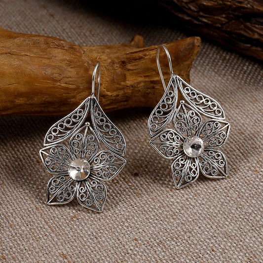 Vintage Handmade Silver Earring