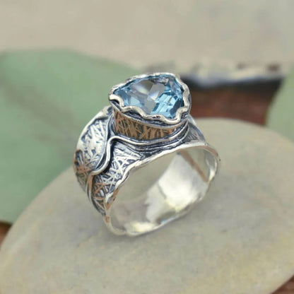Delicate Artisan Silver Ring