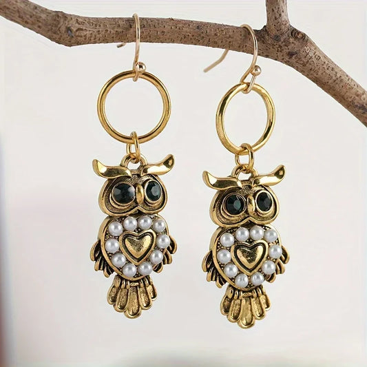 Vintage Handmade Gold Earring