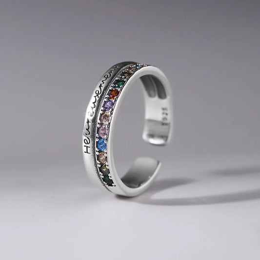 Delicate Artisan Silver Ring
