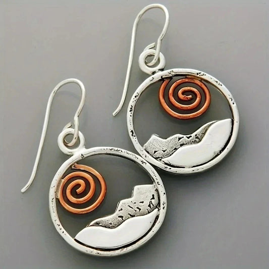 Vintage Handmade Silver Earring