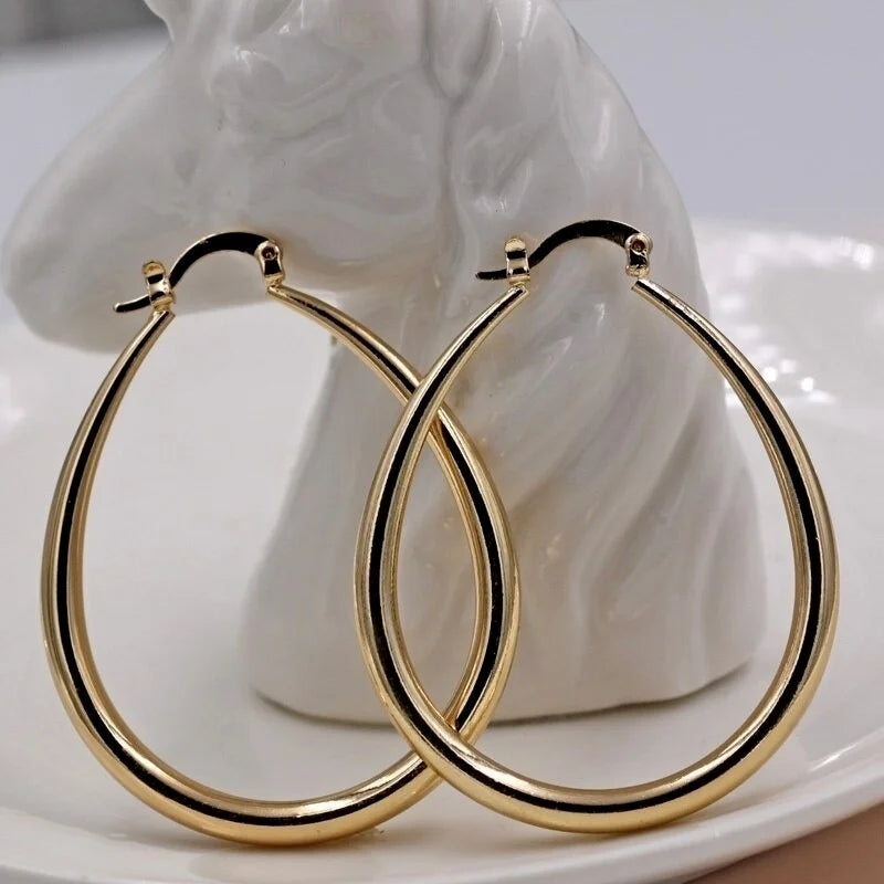 Vintage Handmade Gold Earring