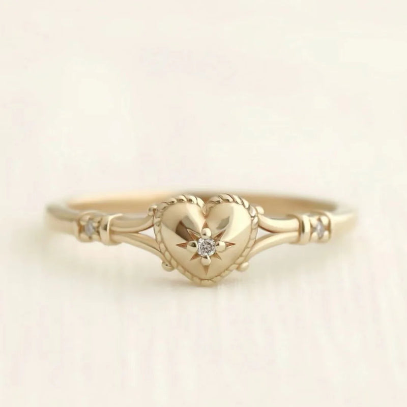Romantic Gold Ring for Special Moments