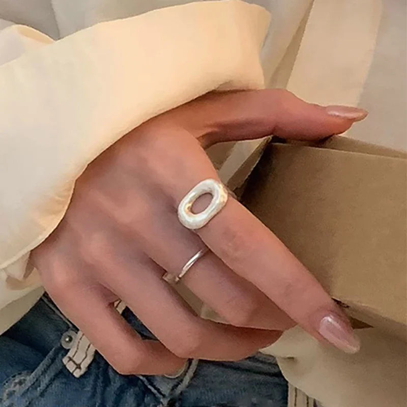 Delicate Artisan Silver Ring