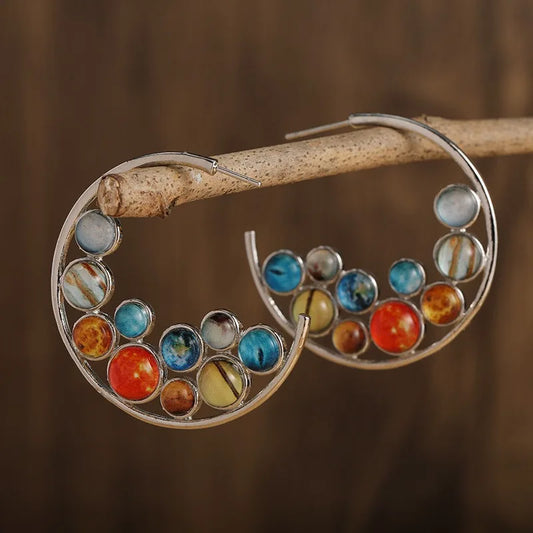 Delicate Artisan Silver Earring
