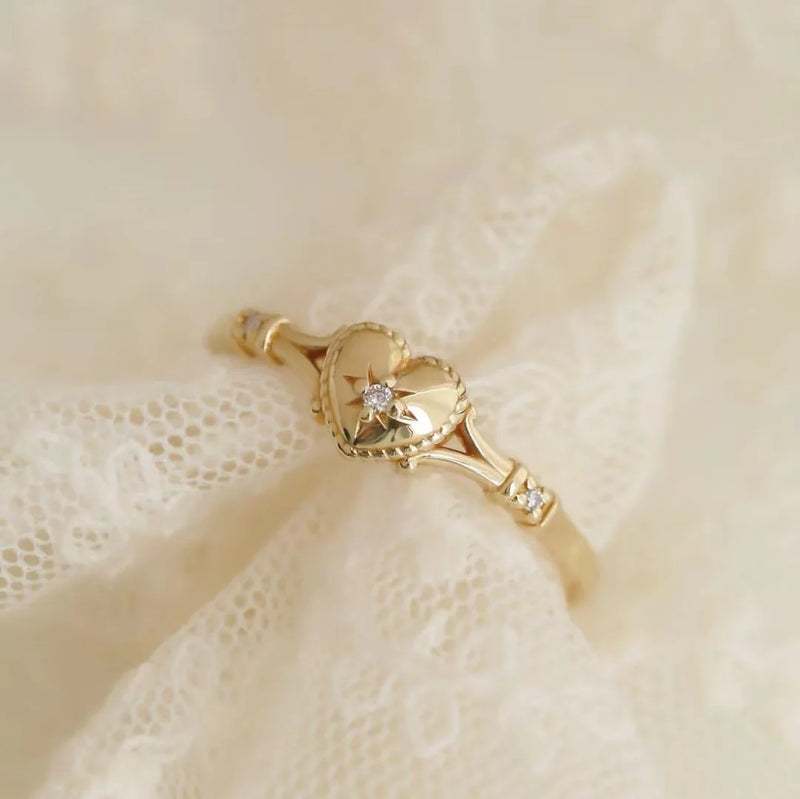 Romantic Gold Ring for Special Moments