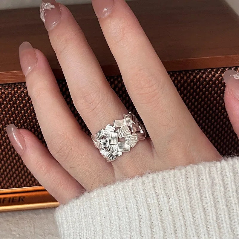 Delicate Artisan Silver Ring
