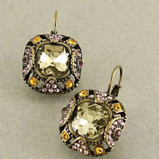 Vintage Handmade Gold Earring
